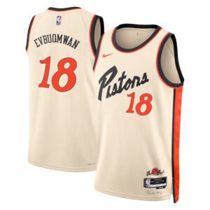 Regata NBA Detroit Pistons City Edition Tosan Evbuomwan 18