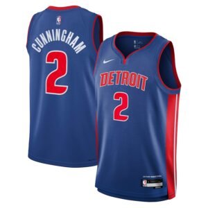 Regata NBA Detroit Pistons Icon Edition Cade Cunningham 2 - Azul