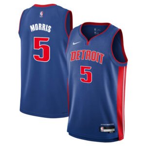 Regata NBA Detroit Pistons Icon Edition Monte Morris 5 - Azul