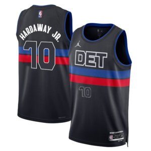 Regata NBA Detroit Pistons Statement Edition Tim Hardaway Jr. 10 - Preta