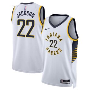 Regata NBA Indiana Pacers Association Edition Isaiah Jackson 22 - Branca