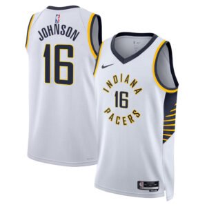 Regata NBA Indiana Pacers Association Edition James Johnson 16 - Branca