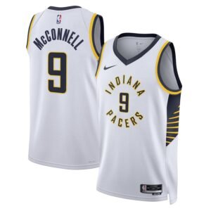 Regata NBA Indiana Pacers Association Edition TJ McConnell 9 - Branca