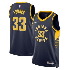Regata NBA Indiana Pacers Icon Edition Myles Turner 33 - Azul