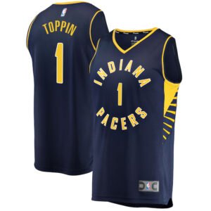Regata NBA Indiana Pacers Icon Edition Obi Toppin 1 - Azul