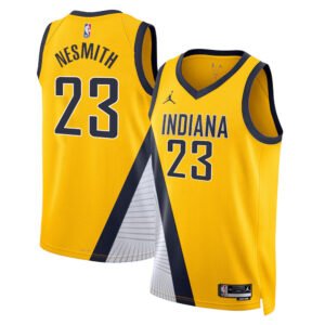 Regata NBA Indiana Pacers Statement Edition Aaron Nesmith 23 - Amarela