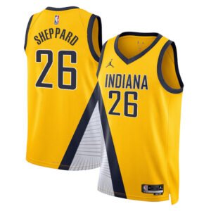 Regata NBA Indiana Pacers Statement Edition Ben Sheppard 26 - Amarela