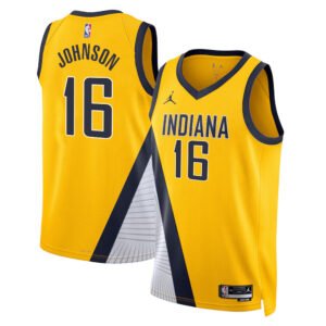 Regata NBA Indiana Pacers Statement Edition James Johnson 16 - Amarela