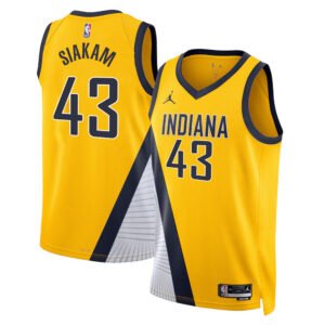 Regata NBA Indiana Pacers Statement Edition Pascal Siakam 43 - Amarela