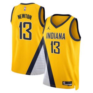 Regata NBA Indiana Pacers Statement Edition Tristen Newton 13 - Amarela