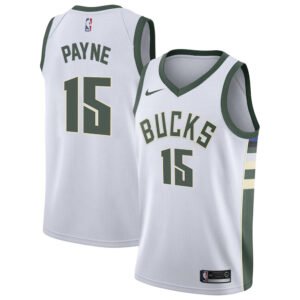 Regata NBA Milwaukee Bucks Association Edition Cameron Payne 15 - Branca