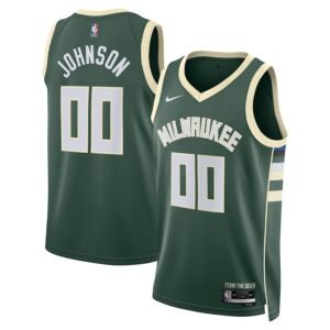 Regata NBA Milwaukee Bucks Icon Edition AJ Johnson 00 - Verde