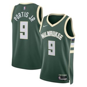 Regata NBA Milwaukee Bucks Icon Edition Bobby Portis Jr 9 - Verde