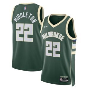 Regata NBA Milwaukee Bucks Icon Edition Khris Middleton 22 - Verde
