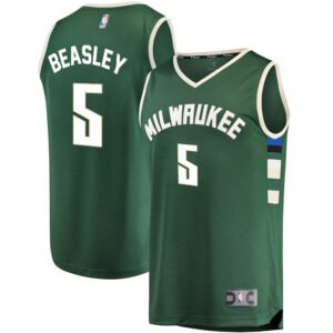 Regata NBA Milwaukee Bucks Icon Edition Malik Beasley 5 - Verde