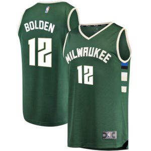 Regata NBA Milwaukee Bucks Icon Edition Marques Bolden 12 - Verde