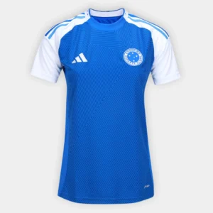 Camisa I do Cruzeiro Home (Azul) 2025/2026 – Versão Feminina