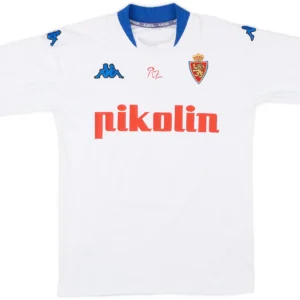 Camisa I do Real Zaragoza (Home) 2001/2002 – Versão Retrô