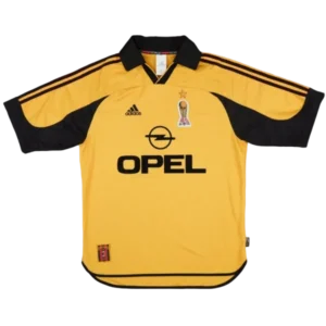 Camisa IV do AC Milan Branca Fourth 1999/2000 – Versão Retrô