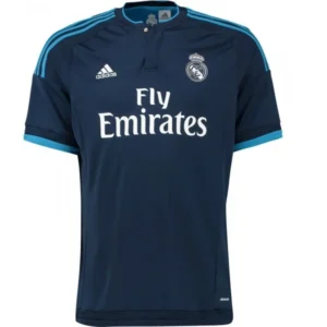 Camisa II Real Madrid (Away) 2015/2016 Azul - Retro