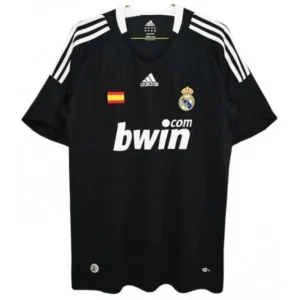 Camisa III do Real Madrid 2008/2009 Preta - Retro