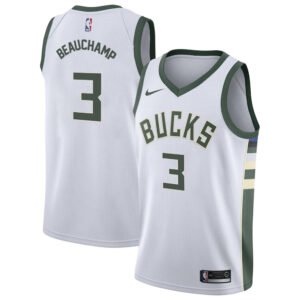Regata NBA New York Knicks Association Edition MarJon Beauchamp 3 - Branca