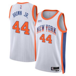 Regata NBA New York Knicks City Edition Charlie Brown Jr. 44 - Branca