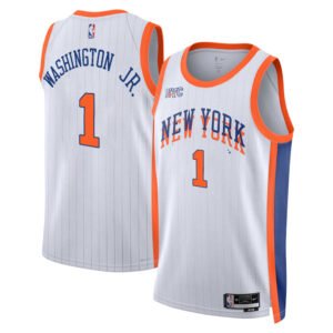 Regata NBA New York Knicks City Edition Duane Washington Jr.1- Branca