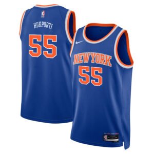 Regata NBA New York Knicks Icon Edition Ariel Hukporti 55 - Azul