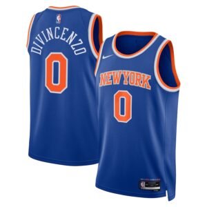 Regata NBA New York Knicks Icon Edition Donte DiVincenzo 0 - Azul