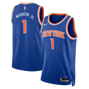 Regata NBA New York Knicks Icon Edition Duane Washington Jr. 1 - Azul