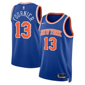 Regata NBA New York Knicks Icon Edition Evan Fournier 13 - Azul