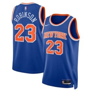 Regata NBA New York Knicks Icon Edition Mitchell Robinson 23 - Azul