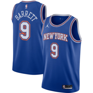 Regata NBA New York Knicks Statement Edition Barrett 9 - Azul