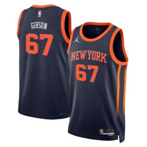 Regata NBA New York Knicks Statement Edition Taj Gibson 67 - Preta