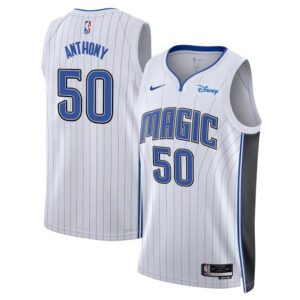 Regata NBA Orlando Magic Association Edition Cole Anthony 50 - Branca