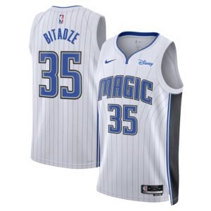 Regata NBA Orlando Magic Association Edition Goga Bitadze 35 - Branca
