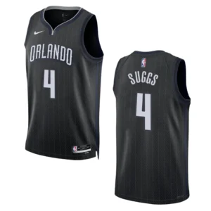 Regata NBA Orlando Magic City Edition 2022/23 Jalen Suggs 4 - Preta