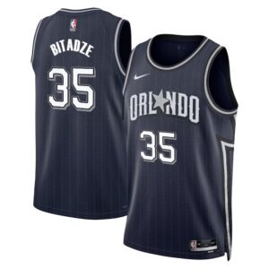 Regata NBA Orlando Magic City Edition Goga Bitadze 35 - Azul