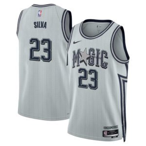 Regata NBA Orlando Magic City Edition Tristan da Silva 23 - Cinza