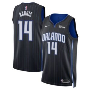Regata NBA Orlando Magic Icon Edition Gary Harris 14 - Preta/Azul