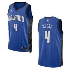 Regata NBA Orlando Magic Statement Edition 2022/23 Jalen Suggs 4 - Azul