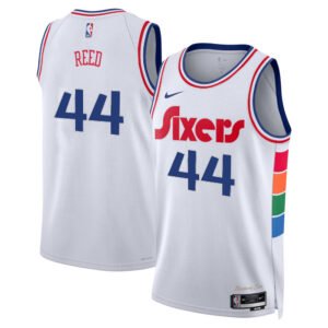 Regata NBA Philadelphia 76ers City Edition Paul Reed 44 - Branca