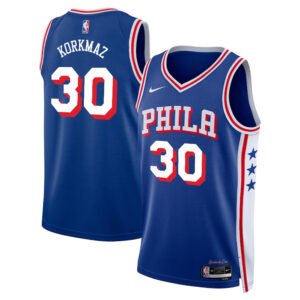 Regata NBA Philadelphia 76ers Icon Edition Furkan Korkmaz 30 - Azul