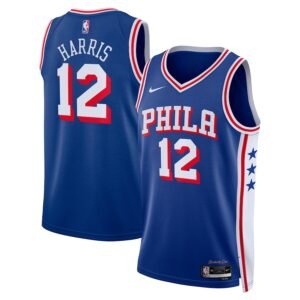 Regata NBA Philadelphia 76ers Icon Edition Tobias Harris 12 - Azul