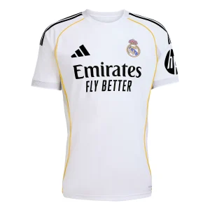 Camisa do Real Madrid Home Branca 2025/2026 – Versão Torcedor