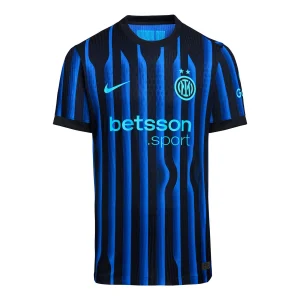 Camisa I da Inter de Milão Preto e Azul Home 2025/2026 – Versão Jogador