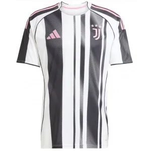 Camisa I da Juventus Home 2025/2026 Preta e Branca – Versão Torcedor
