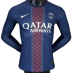 Camisa I do Paris Saint Germain Home 2025/2026 – Versão Jogador - Manga Longa