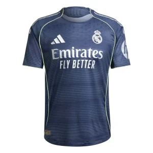 Camisa II do Real Madrid Away (Azul) 2025/2026 – Versão Jogador